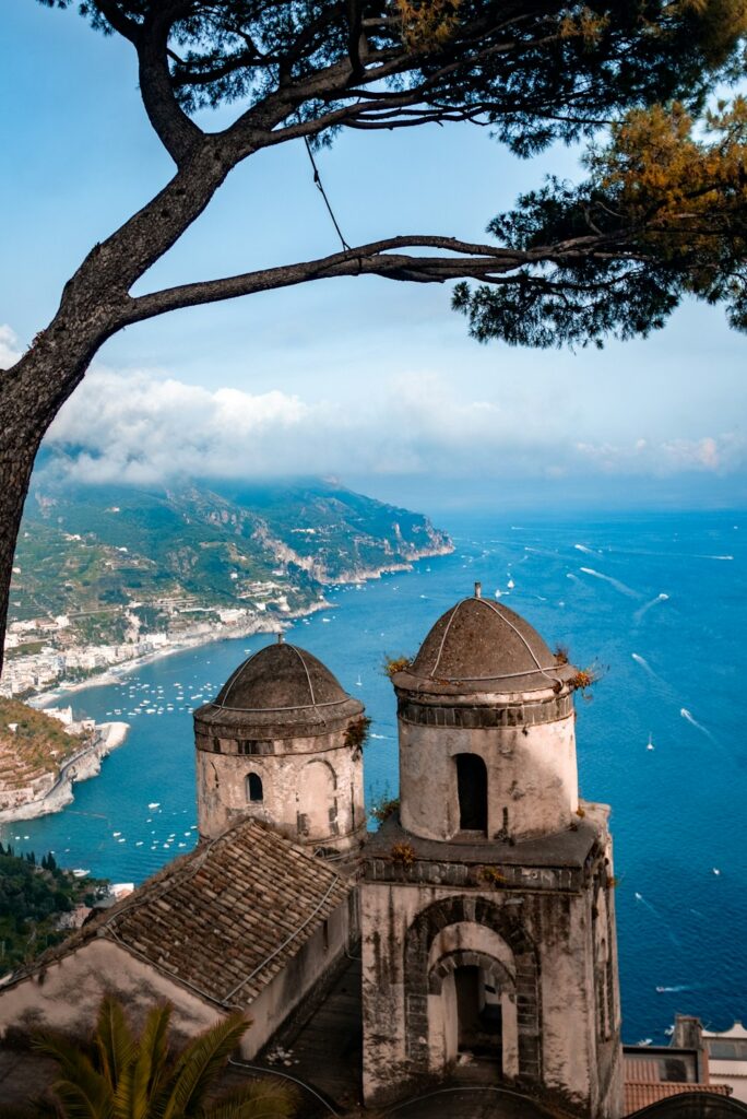 Le cupole di Villa Rufolo a Ravello