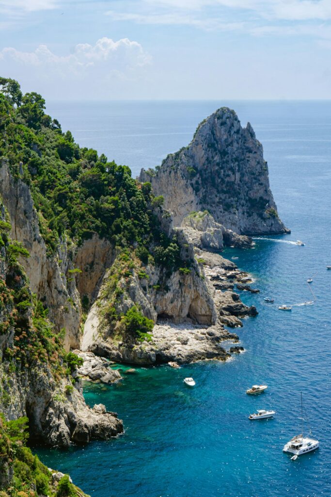 Insenatura di Marina Piccola a Capri
