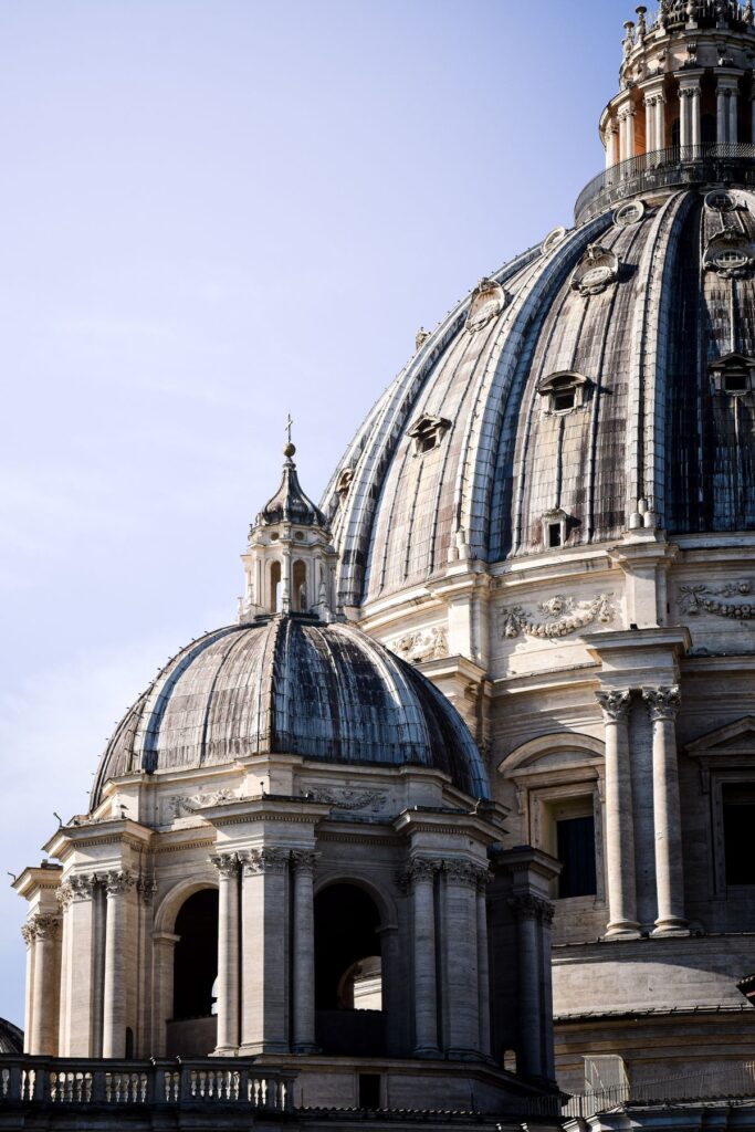 Cupola della Basilica di San Pietro vista dall'alto, Roma